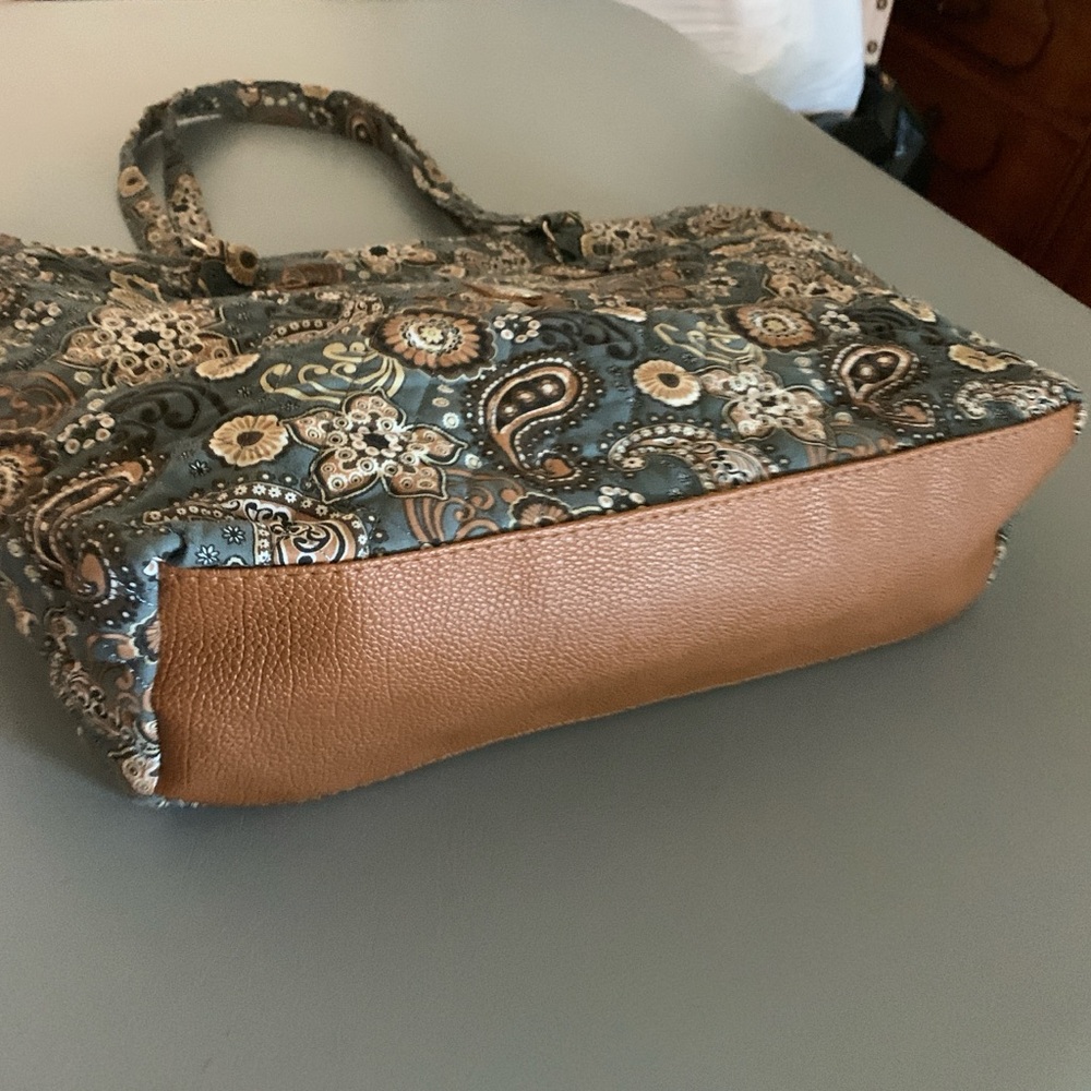 Stone Mountain New York Blue and Brown Tote Set - Picture 5 of 8